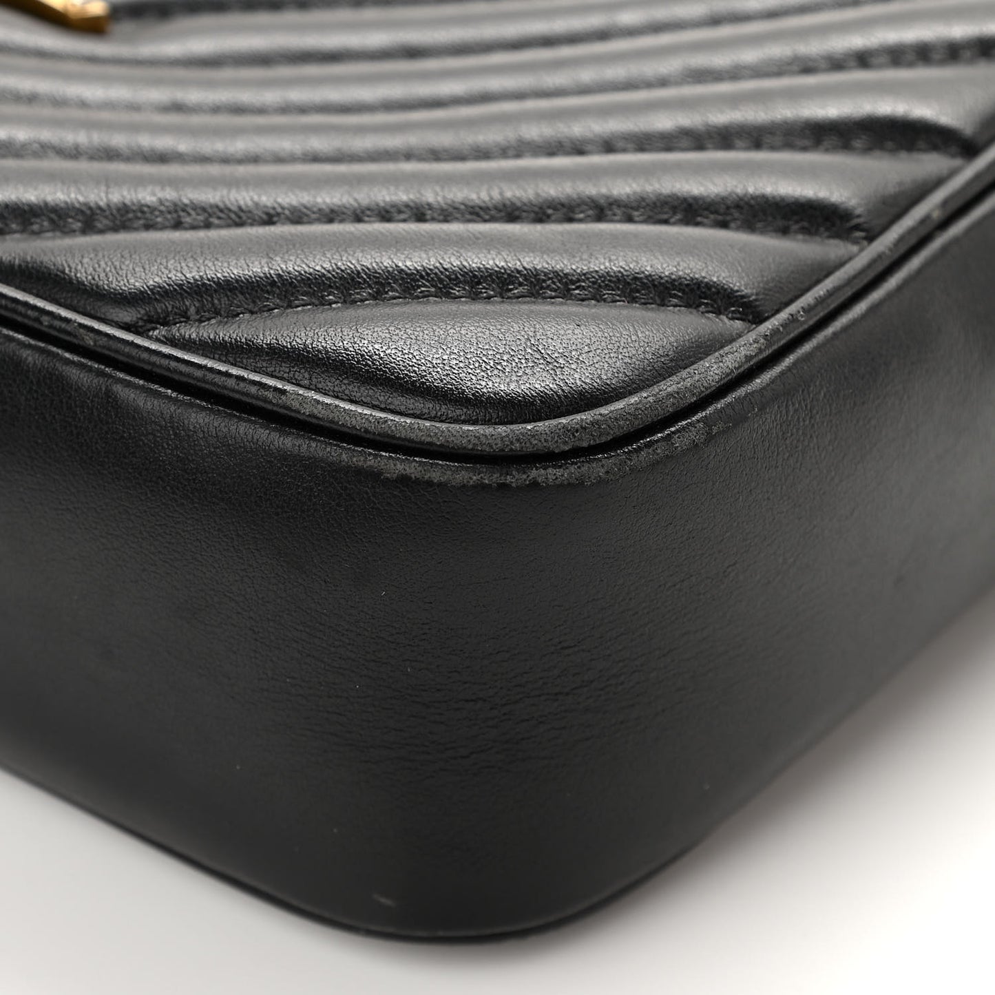 Calfskin Matelasse Monogram Lou Camera Bag Black