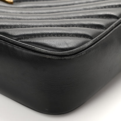 Saint Laurent Calfskin Matelasse Monogram Lou Camera Bag Black 11 of 21