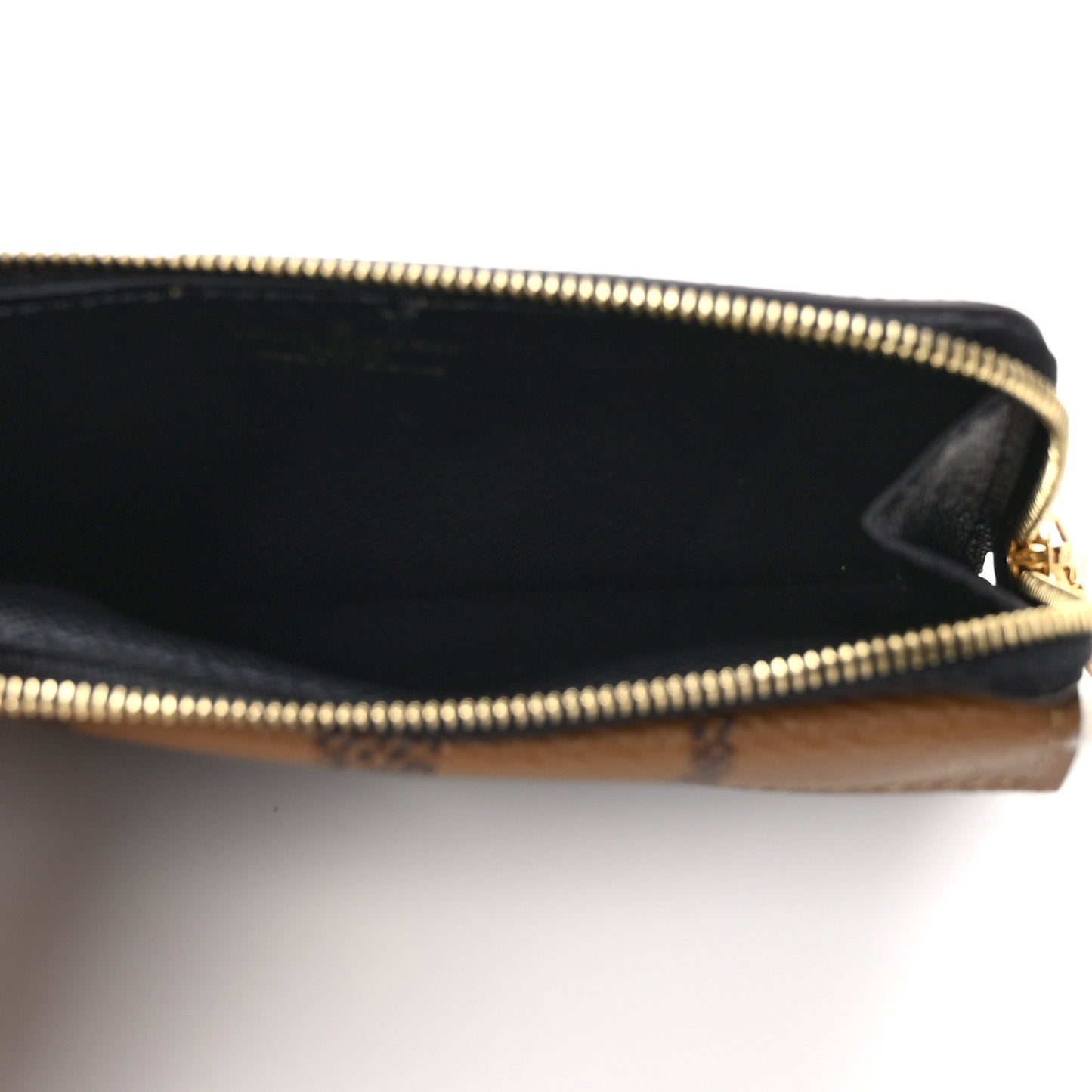 Reverse Monogram Recto Verso Card Holder Brown