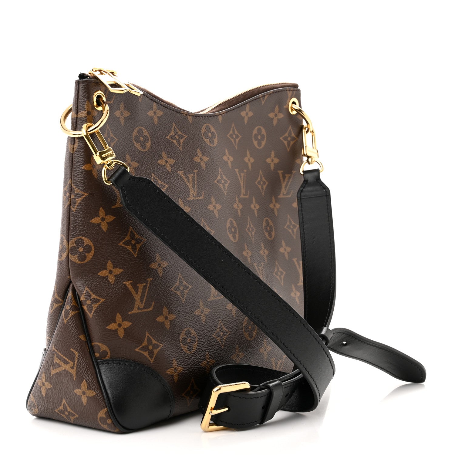 Louis Vuitton Monogram Odeon MM Black 3 of 9