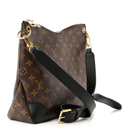 Louis Vuitton Monogram Odeon MM Black 3 of 9