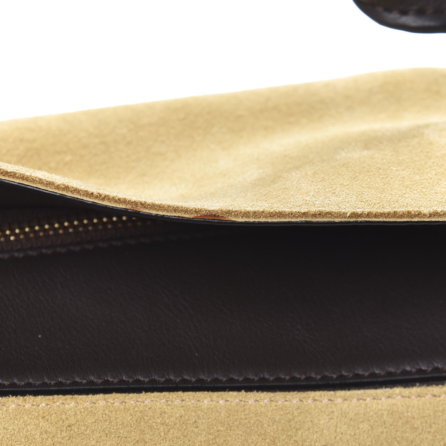 Loewe Suede Fringe Puzzle Bag Gold 11 of 12