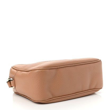 Gucci Pebbled Calfskin Small Soho Disco Bag Camelia 4 of 9