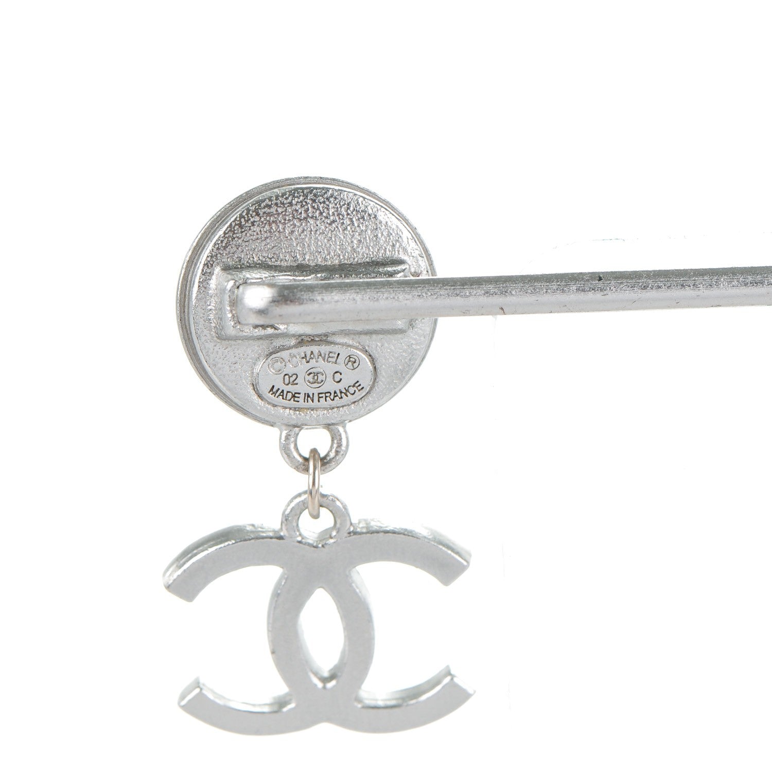 Chanel Crystal CC Hair Clip 4 of 4