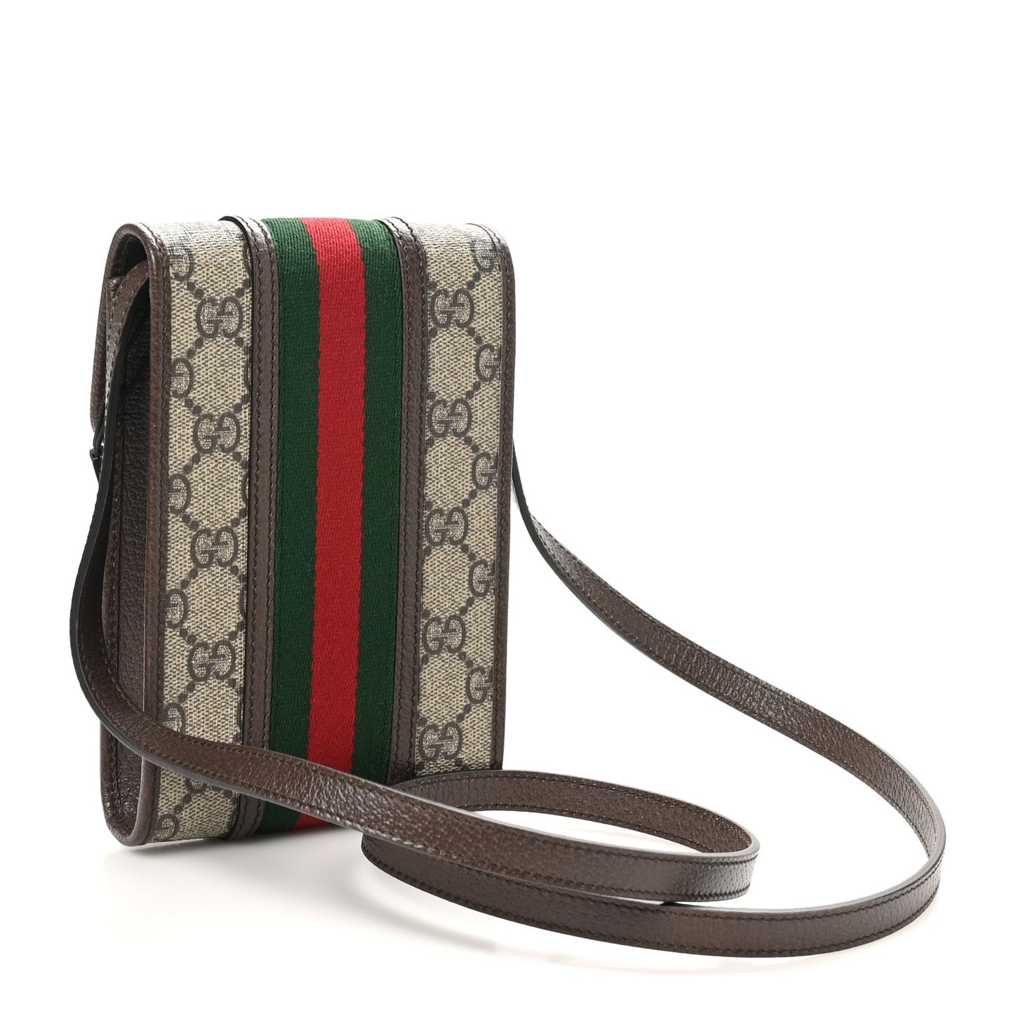 GG Supreme Monogram Web Mini Ophidia Crossbody Bag Beige New Acero