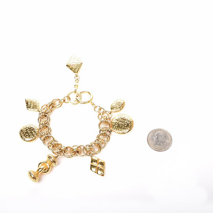 Chanel Charm Bracelet Gold 9 of 11