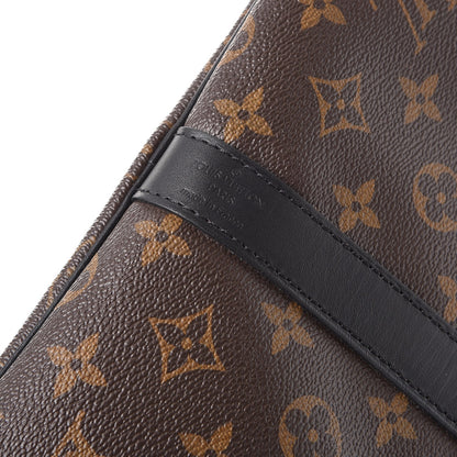 Louis Vuitton Monogram Macassar Keepall Bandouliere 55 6 of 8