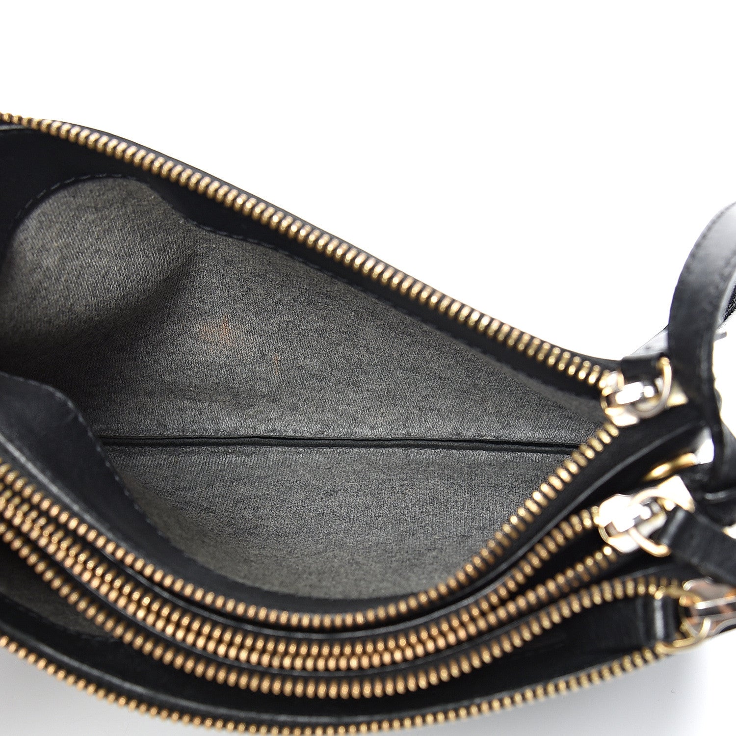 Celine Lambskin Small Trio Crossbody Bag Black 4 of 15