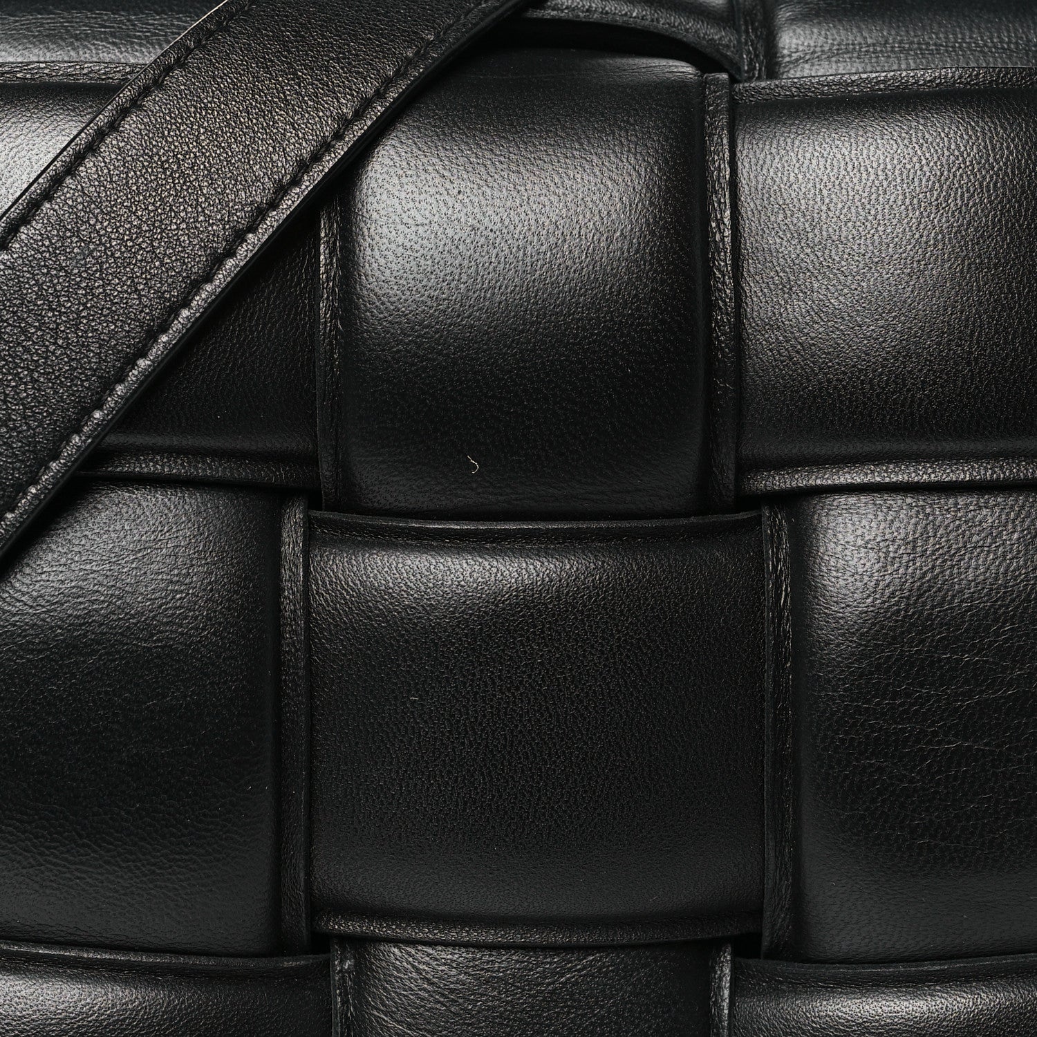 Bottega Veneta Nappa Maxi Intreccio Padded Cassette Crossbody Bag Black 8 of 11