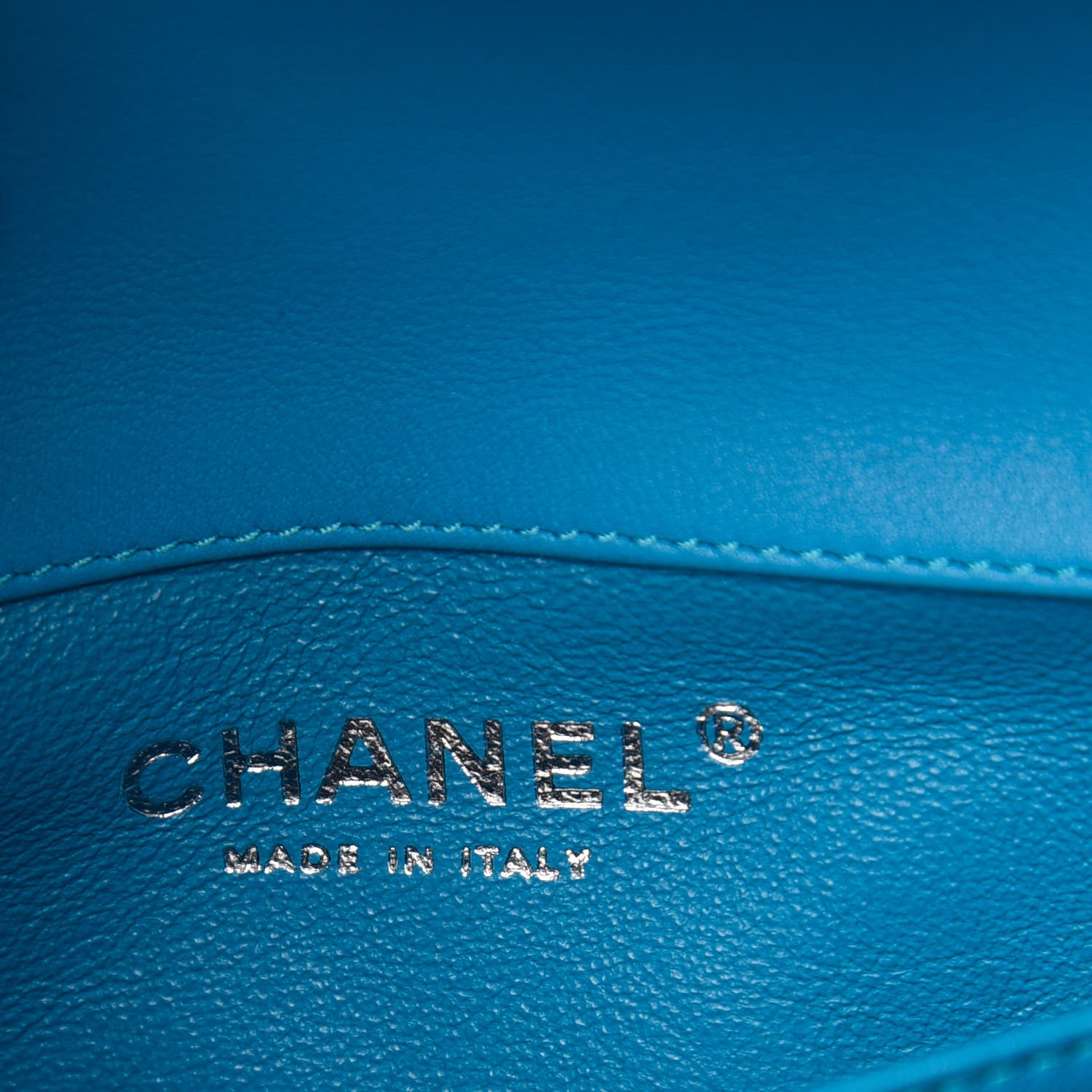 Chanel Patent Quilted Extra Mini Flap Turquoise 6 of 10