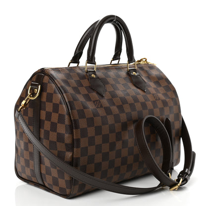 Louis Vuitton Damier Ebene Speedy Bandouliere 30 3 of 10