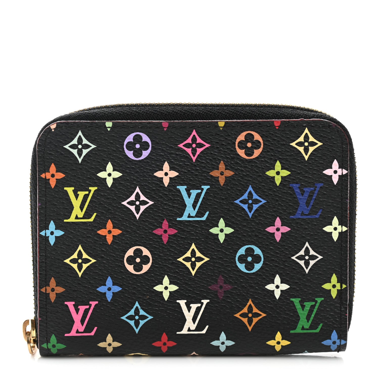 Louis Vuitton Monogram Multicolor Zippy Coin Purse Black 1 of 8