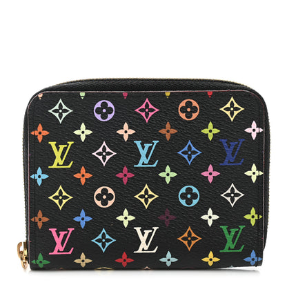 Louis Vuitton Monogram Multicolor Zippy Coin Purse Black 1 of 8