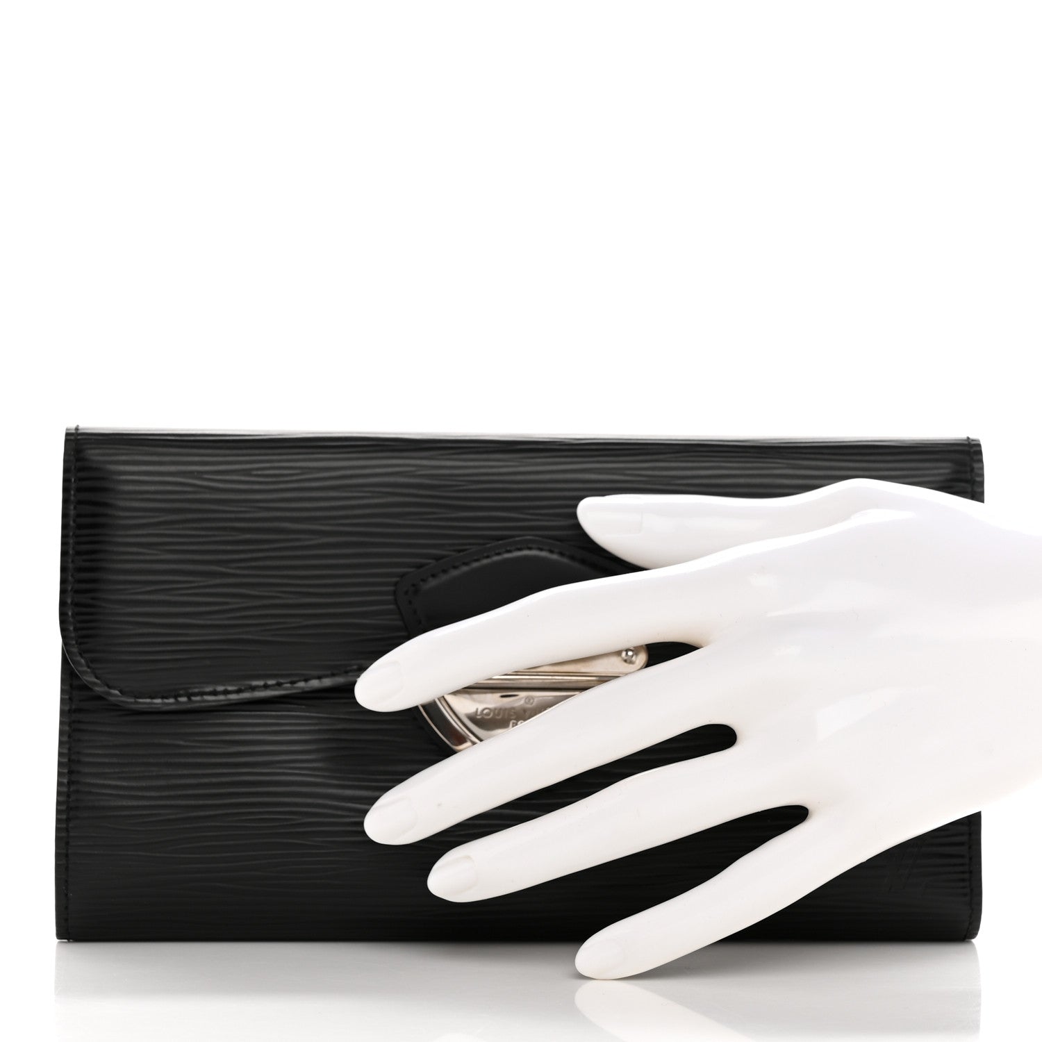 Louis Vuitton Epi Eugenie Wallet Black 2 of 10