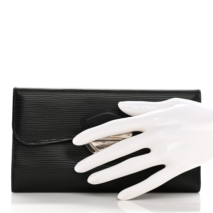 Louis Vuitton Epi Eugenie Wallet Black 2 of 10