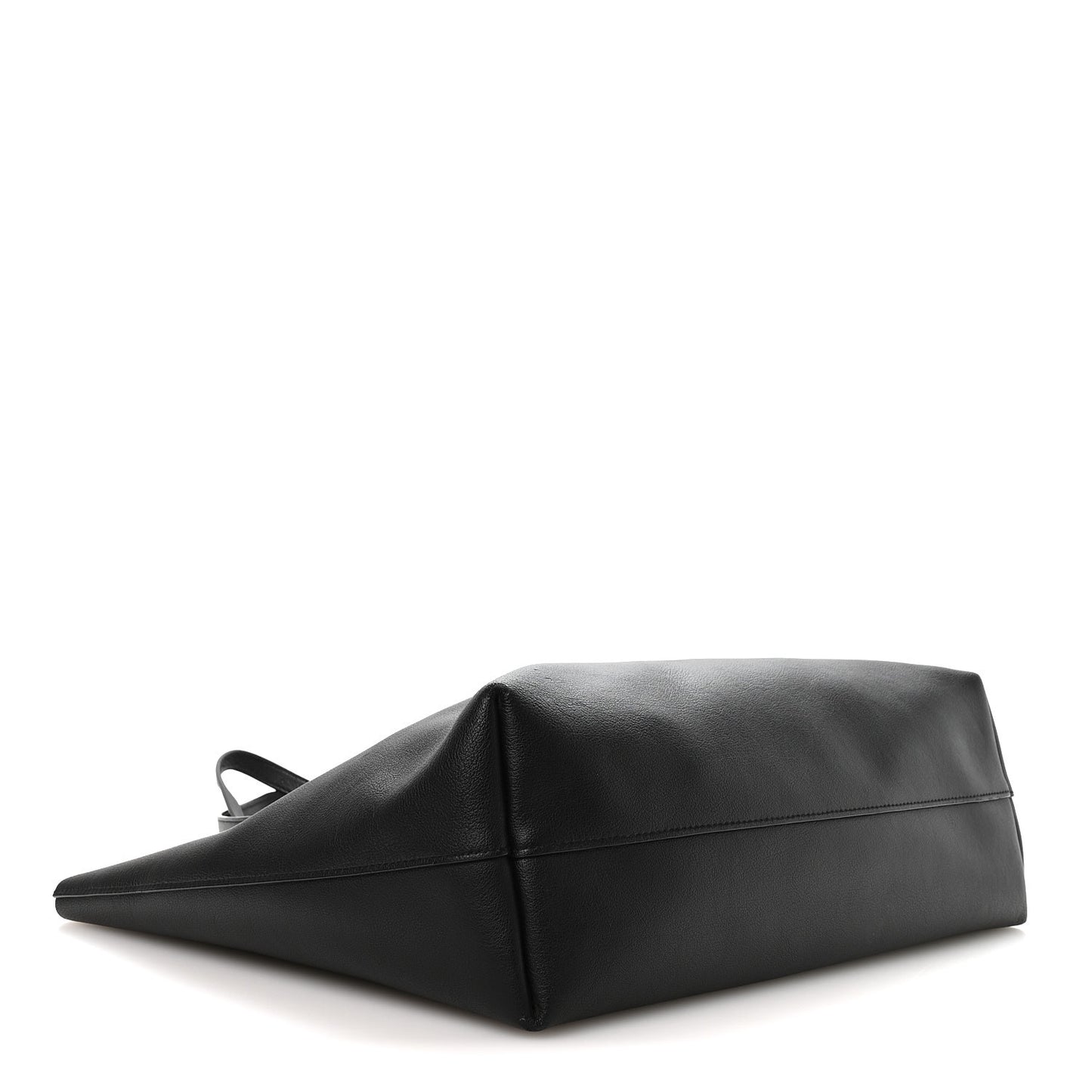 Calfskin Large Shopping Tote Black