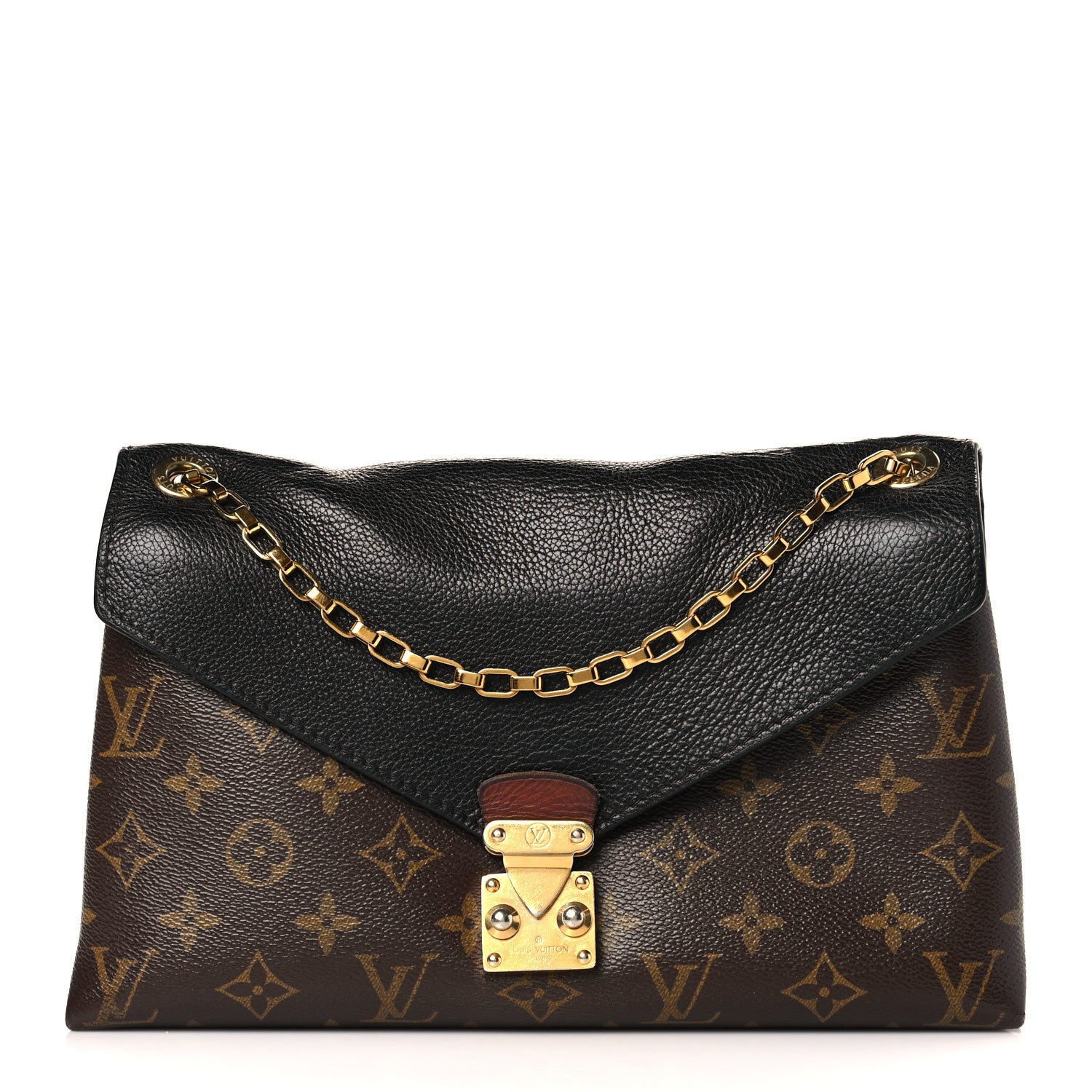 Louis Vuitton Monogram Pallas Chain Black 1 of 8
