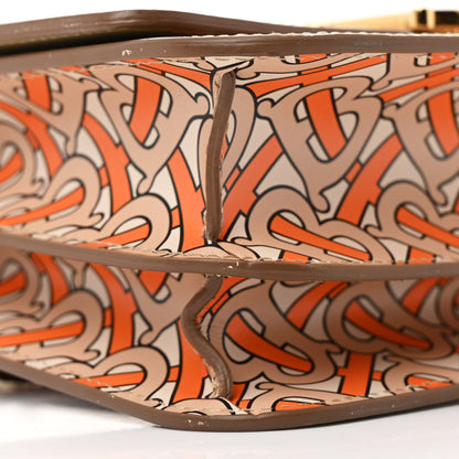 Burberry Calfskin Monogram Small TB Bag Bright Orange 10 of 15
