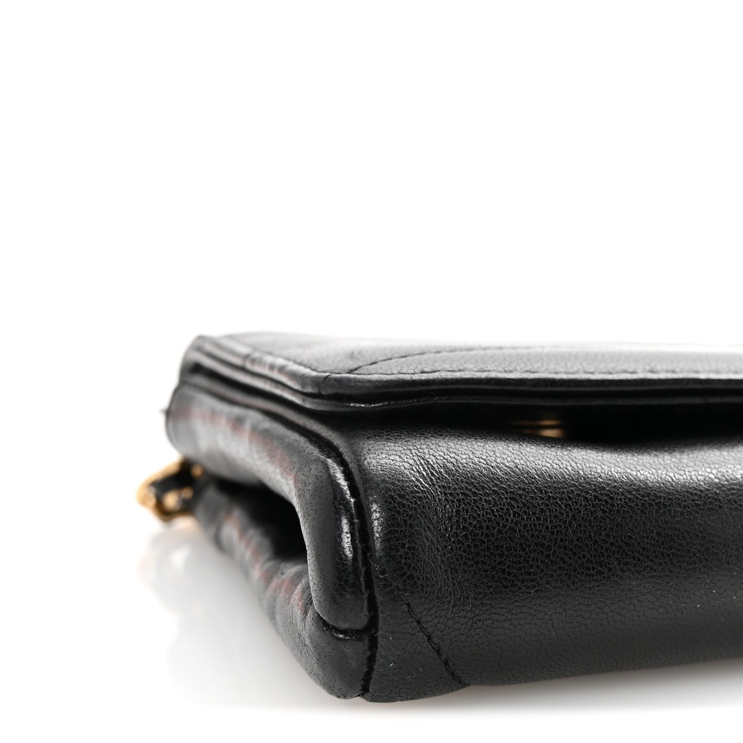 Chanel Lambskin Imperial Eagle Clutch With Chain Black 9 of 10
