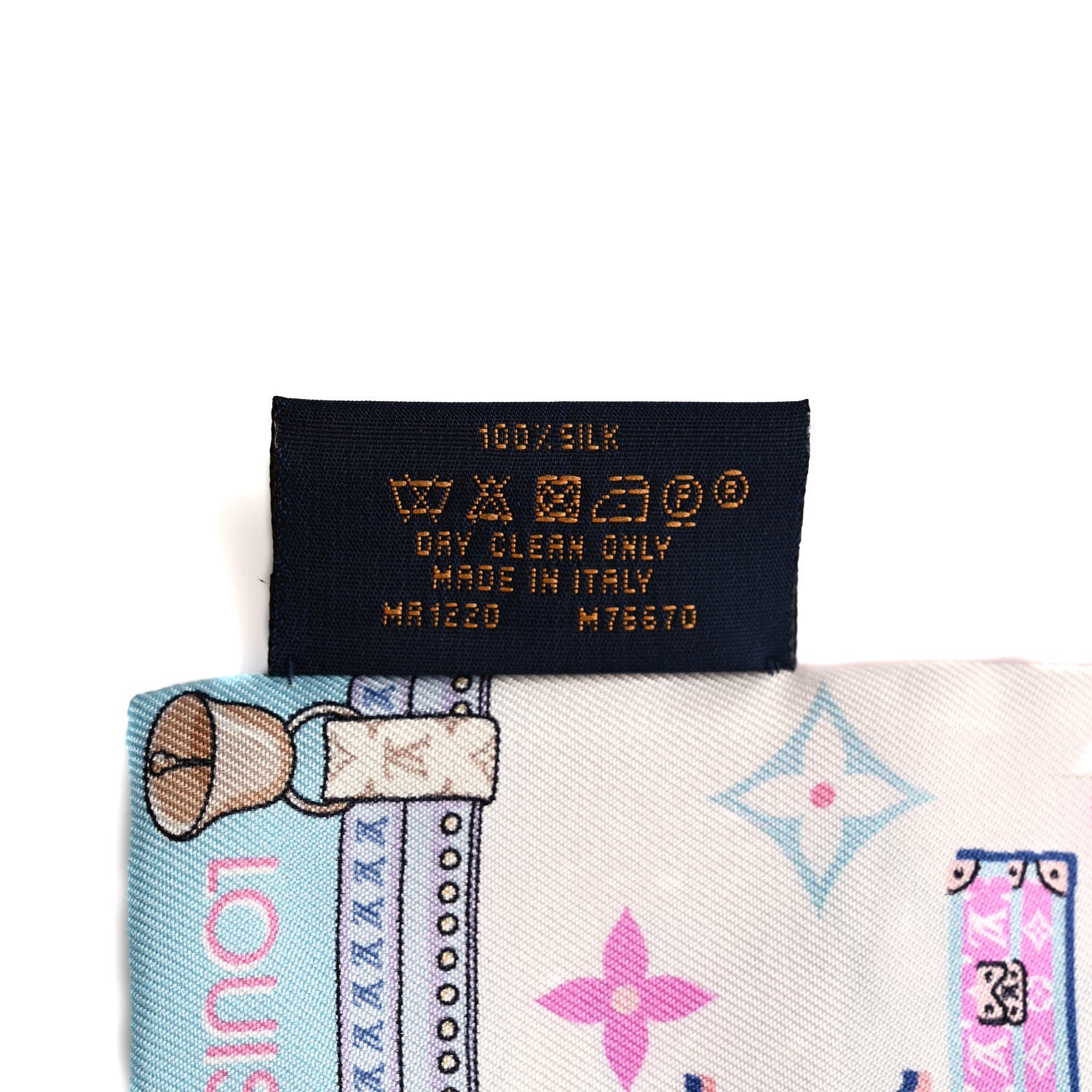 Louis Vuitton Silk Monogram Rodeo Bandeau Rose 3 of 3