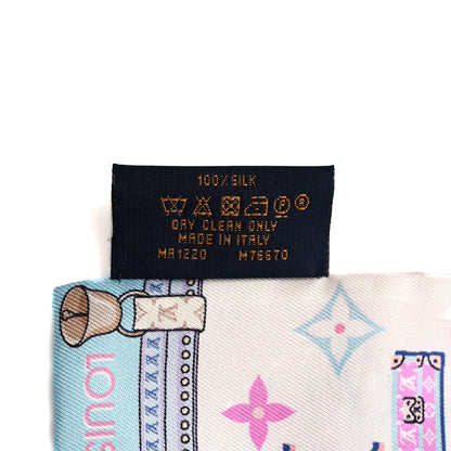 Louis Vuitton Silk Monogram Rodeo Bandeau Rose 3 of 3