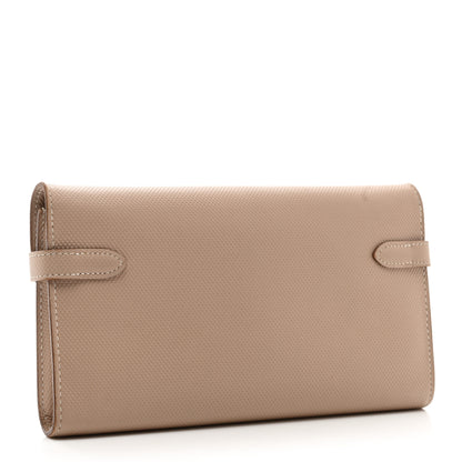 Hermes Grain d'H Kelly Longue Wallet Argile 3 of 9