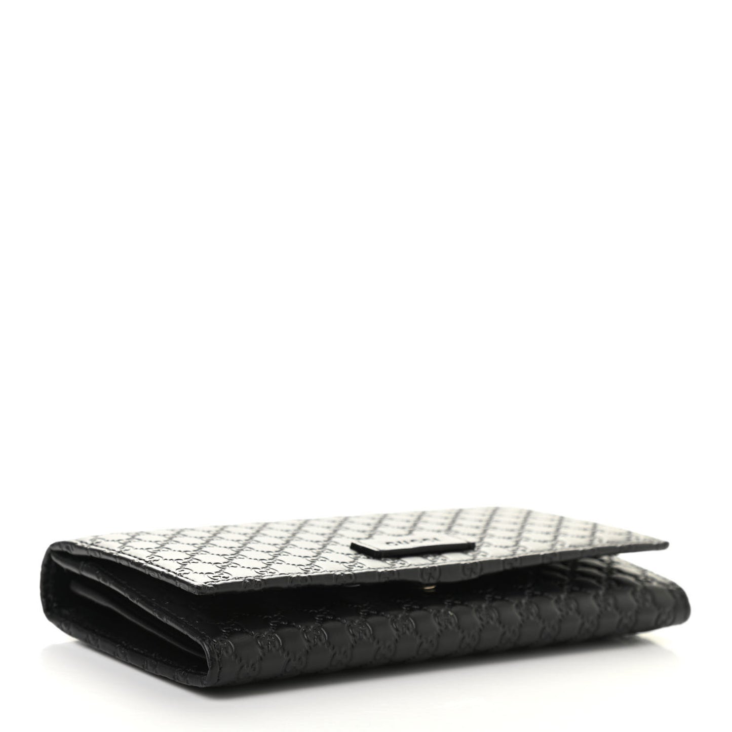 Soft Microguccissima Continental Wallet Black