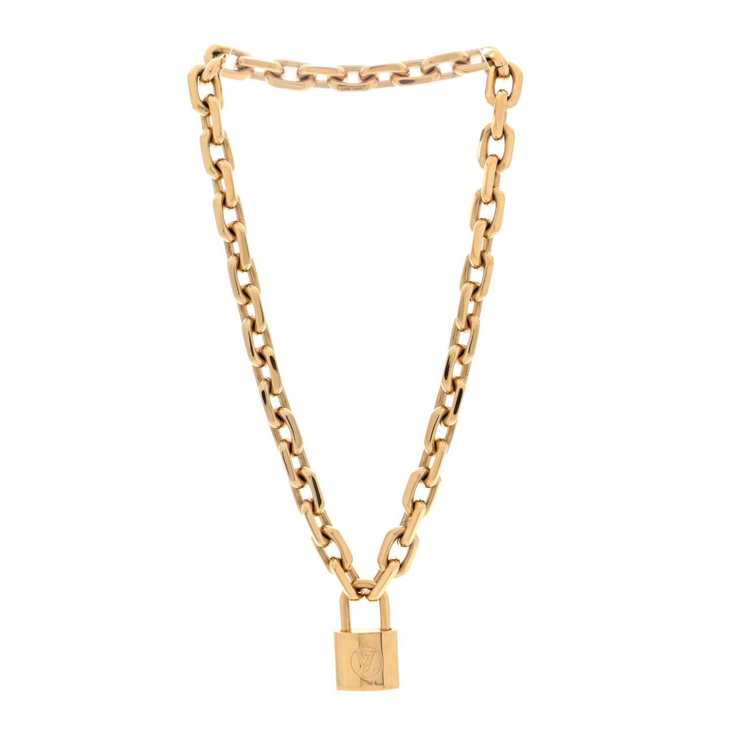 LV Edge Necklace Cadenas Gold