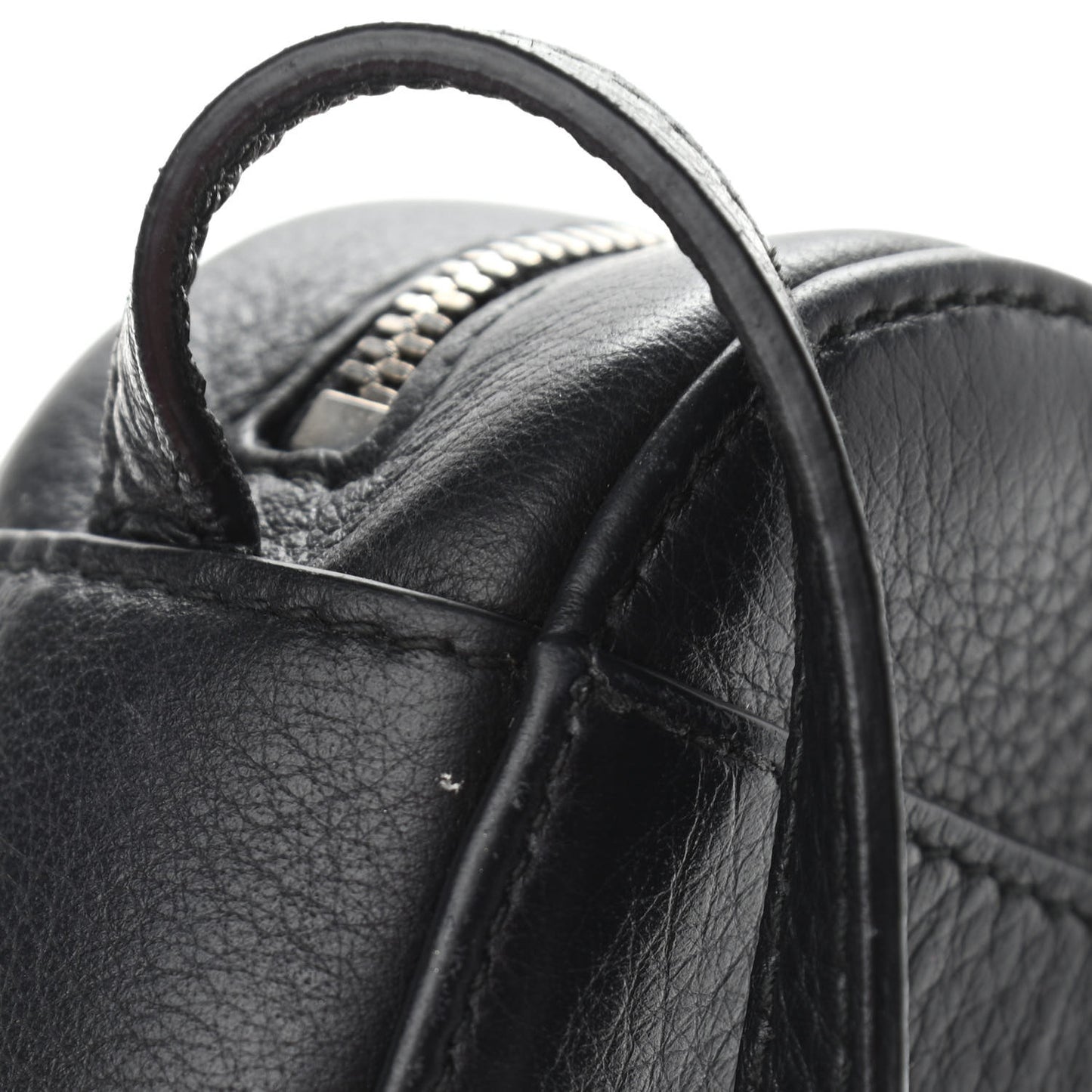 Calfskin Logo XS Everyday Camera Bag Black