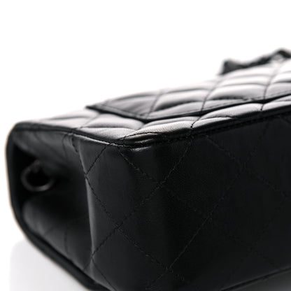 Chanel Lambskin Quilted Mini Rectangular Flap So Black 10 of 14