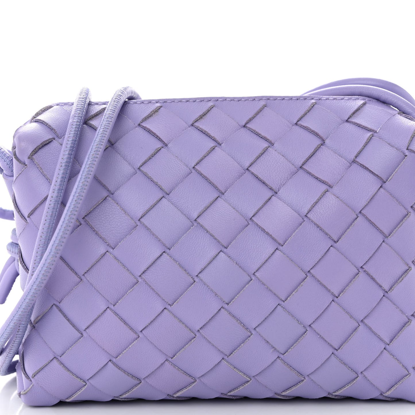 Nappa Intrecciato Mini Loop Camera Bag Wisteria