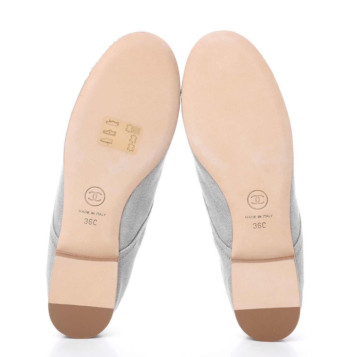 Washed Toile Snakeskin Cap Toe CC Lace Up Flats 36 Grey