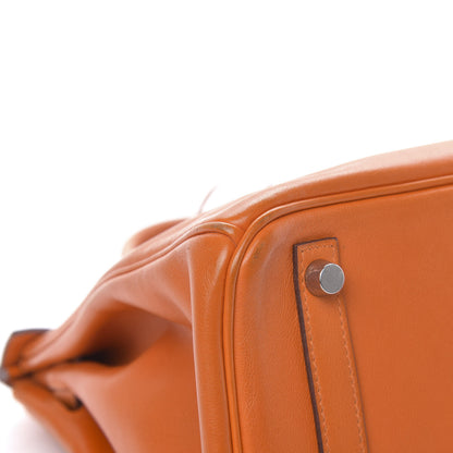 Hermes Swift Birkin 30 Orange 9 of 13