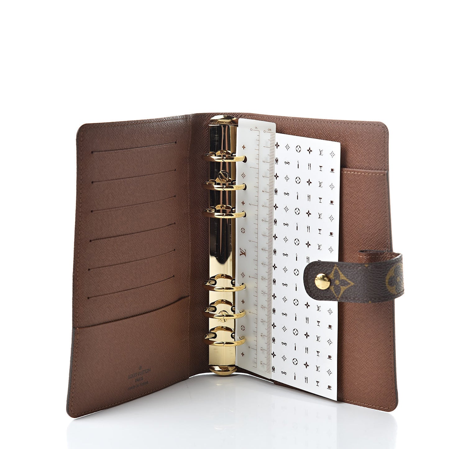 Monogram Medium Ring Agenda Cover