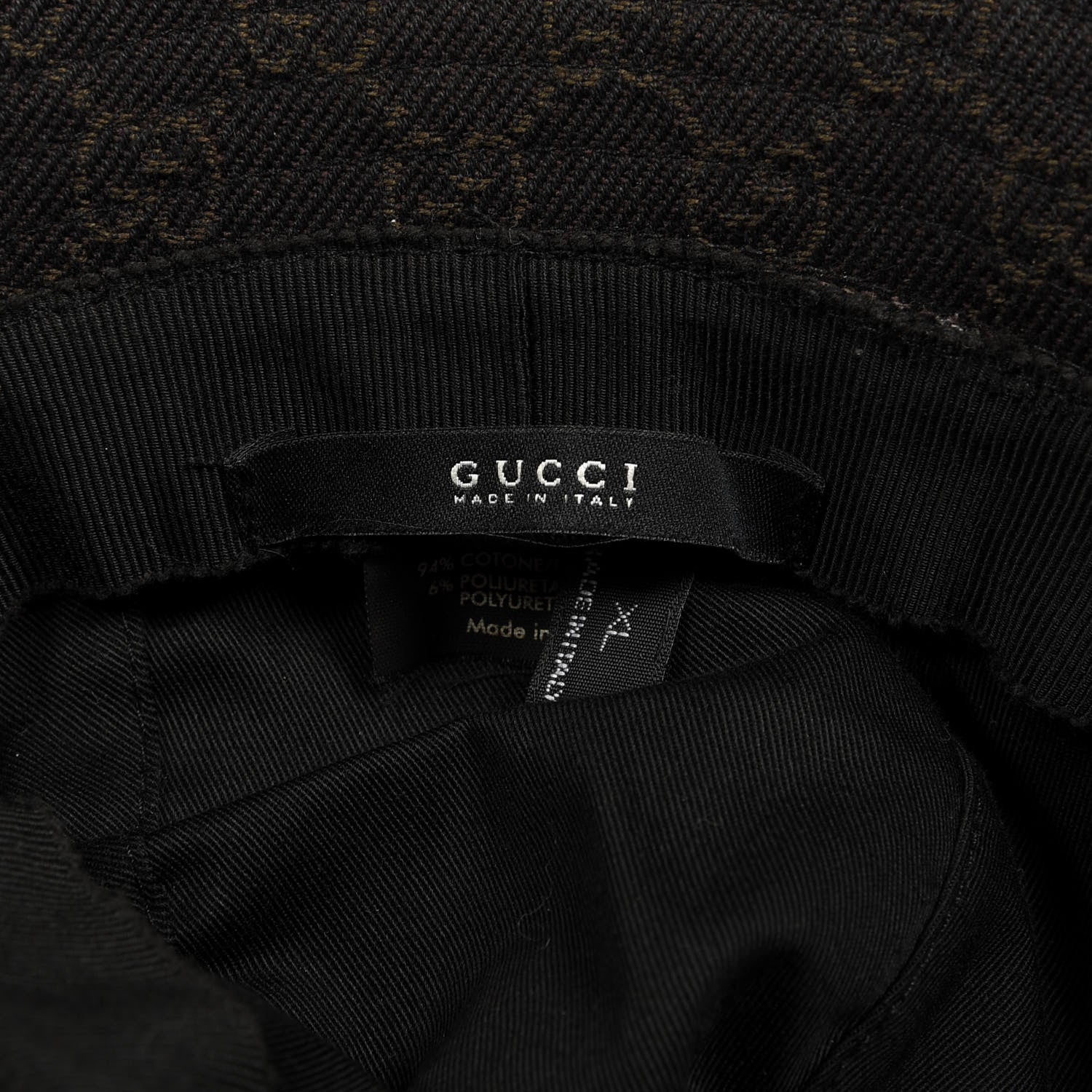 Gucci Monogram Bucket Hat XL Dark Brown 3 of 3