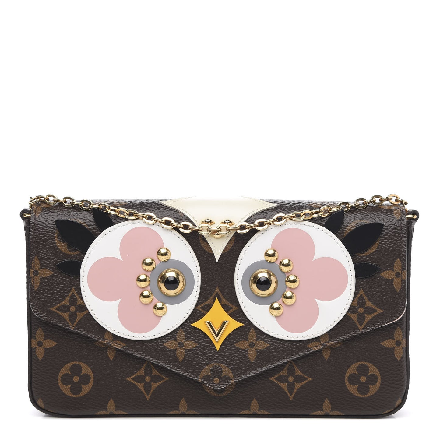 Monogram Lovely Birds Pochette Felicie Chain Wallet