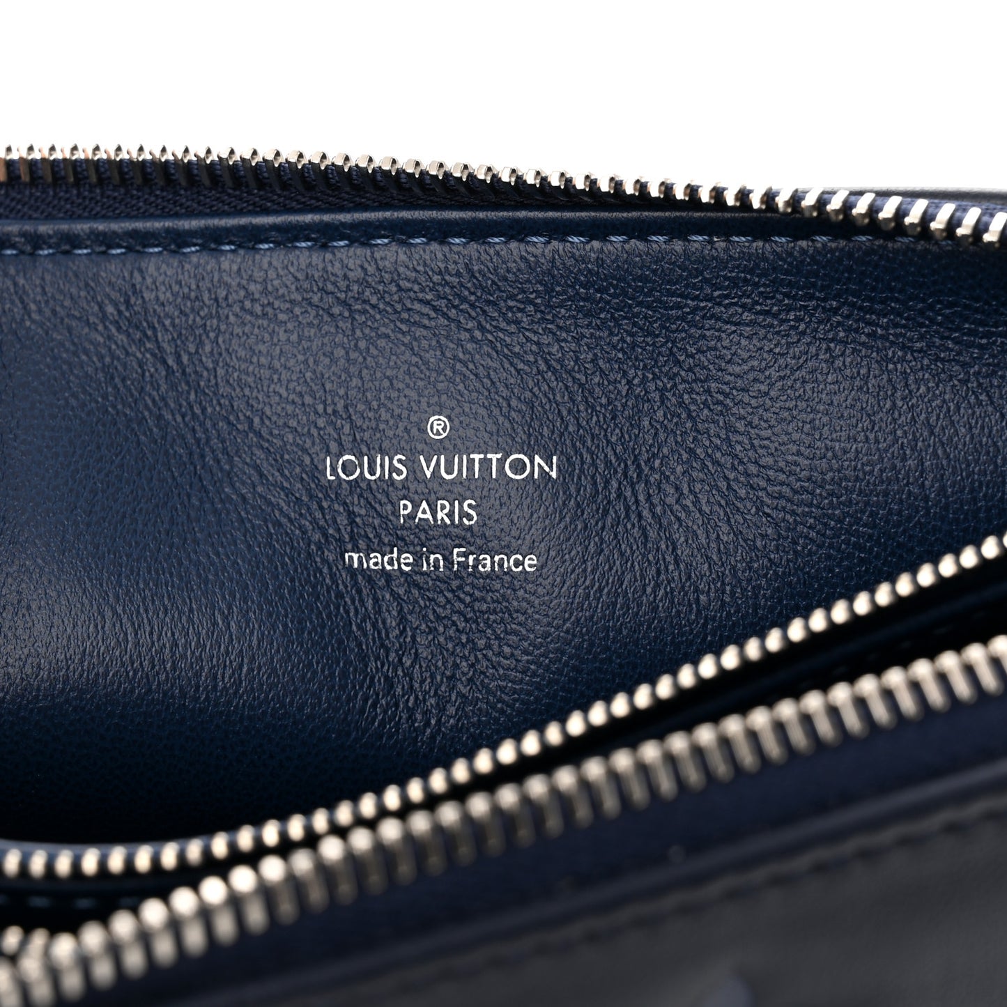 Lambskin Embossed Monogram Coussin PM Navy