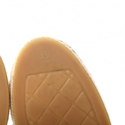 Chanel Lambskin CC Espadrilles 39 Black 9 of 11