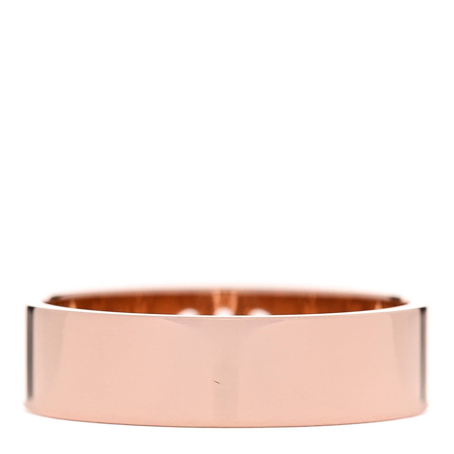 18K Rose Gold Diamond PM H D'Ancre Ring 58 8.5