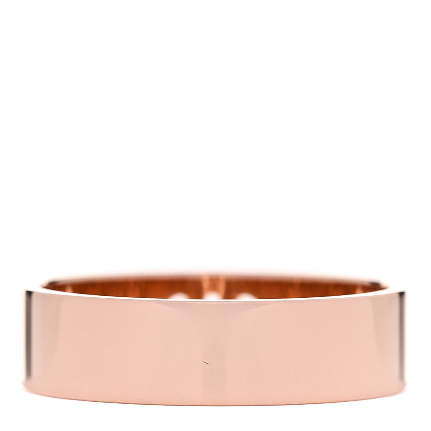 Hermes 18K Rose Gold Diamond PM H D'Ancre Ring 58 8.5 3 of 5