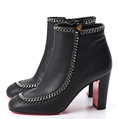 Christian Louboutin Calf Morphee Catena Bontina 85 Booties 40 Black 3 of 8