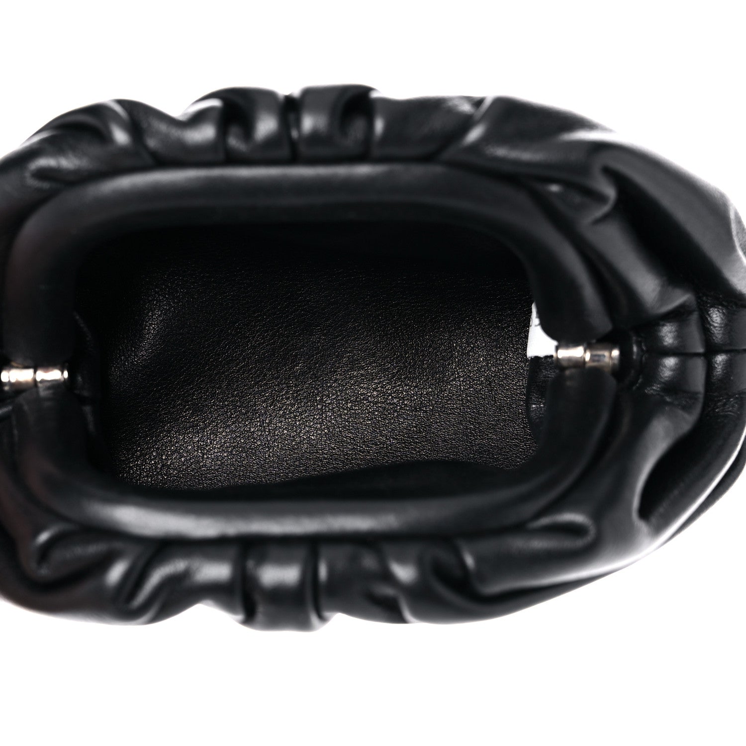 Bottega Veneta Butter Calfskin Coin Purse Black 4 of 8