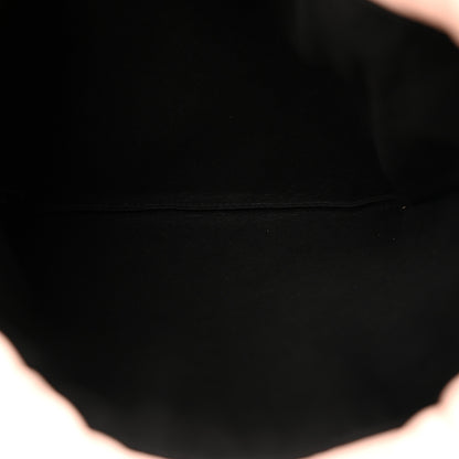Fendi Soft Nappa Logo Small Drawstring Pouch Bag Rosa Quarzo Black 5 of 7