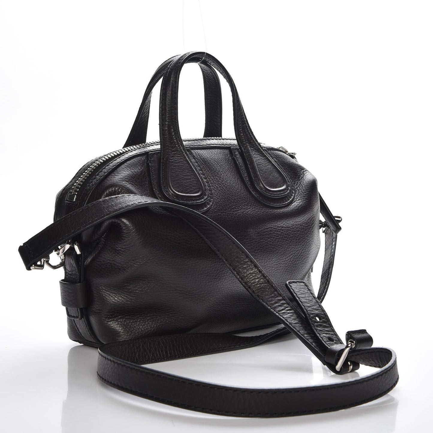 Waxed Calfskin Micro Nightingale Black