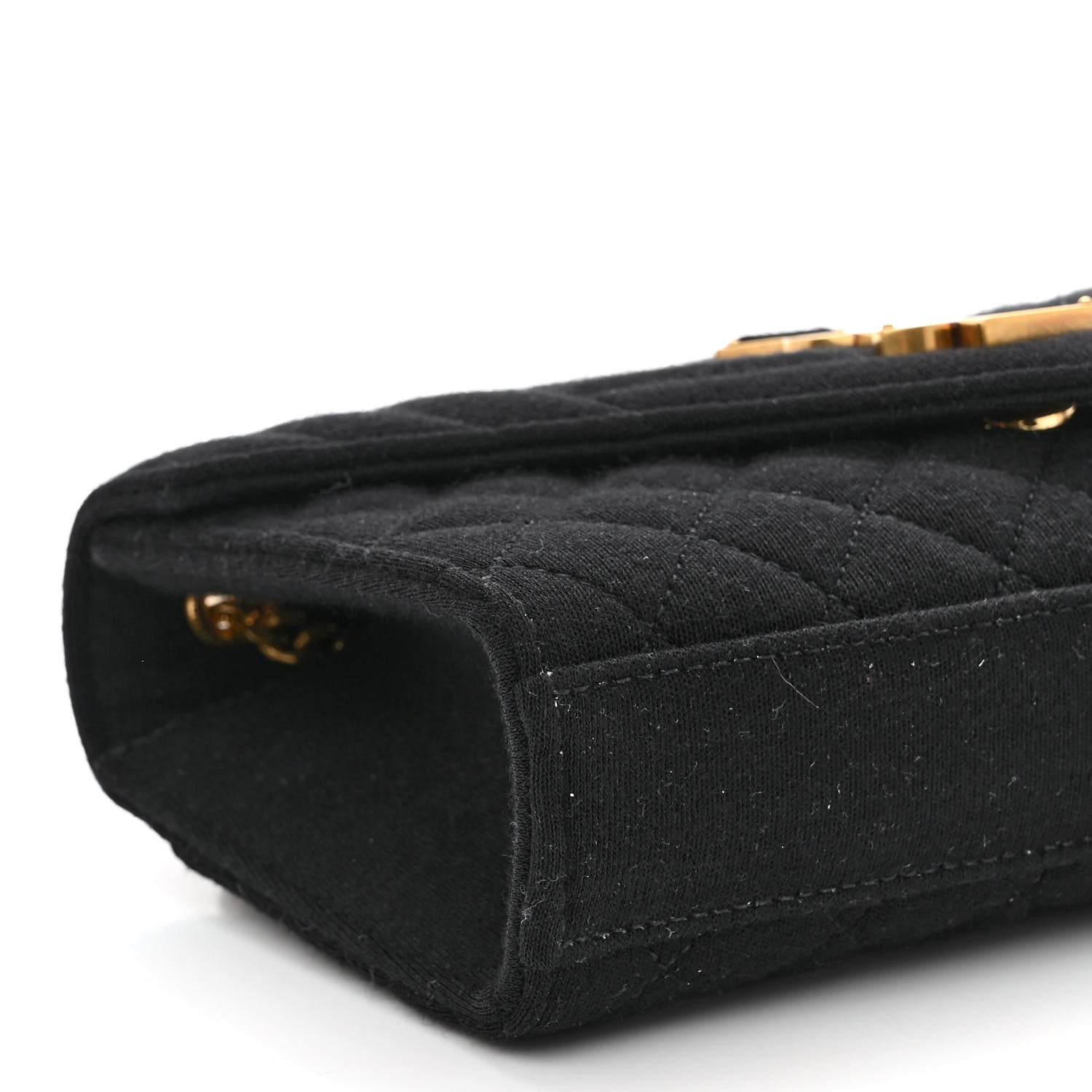 Saint Laurent Jersey Mixed Matelasse Triquilt Small Monogram Satchel 8 of 9