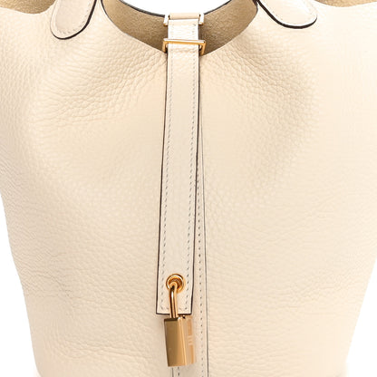 Hermes Taurillon Clemence Picotin Lock 18 PM Nata 8 of 11