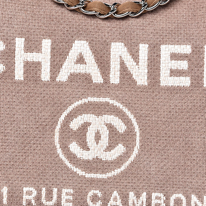 Chanel Canvas Medium Deauville Tote Beige 10 of 11