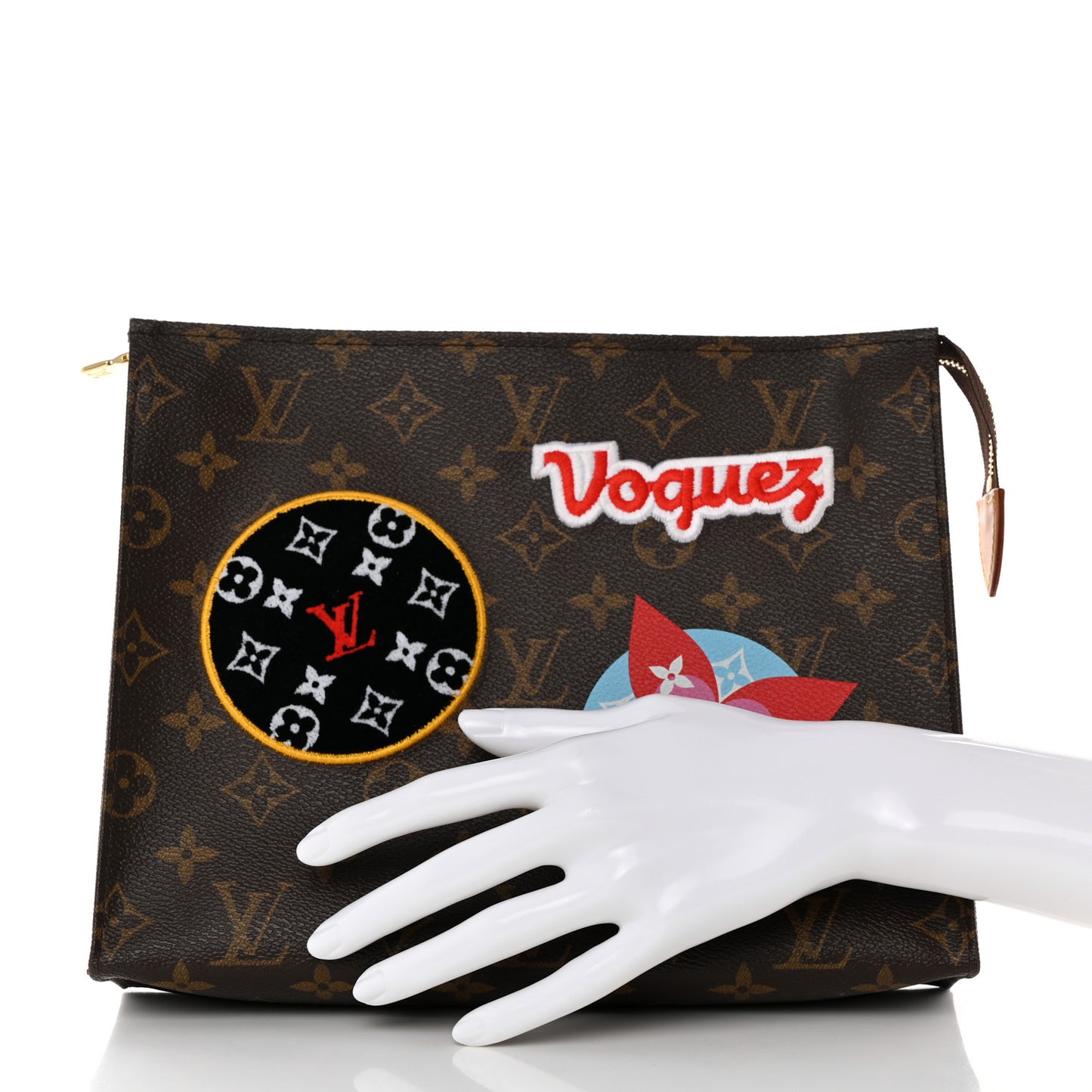 Monogram Travel Stickers Toiletry Pouch 26