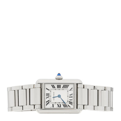 Cartier Stainless Steel 22mm Tank Must Quartz Watch 2 of 5