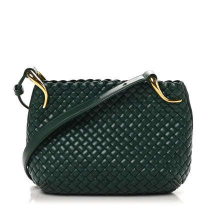 Bottega Veneta Nappa Intrecciato Small Clicker Shoulder Bag Raintree 1 of 9